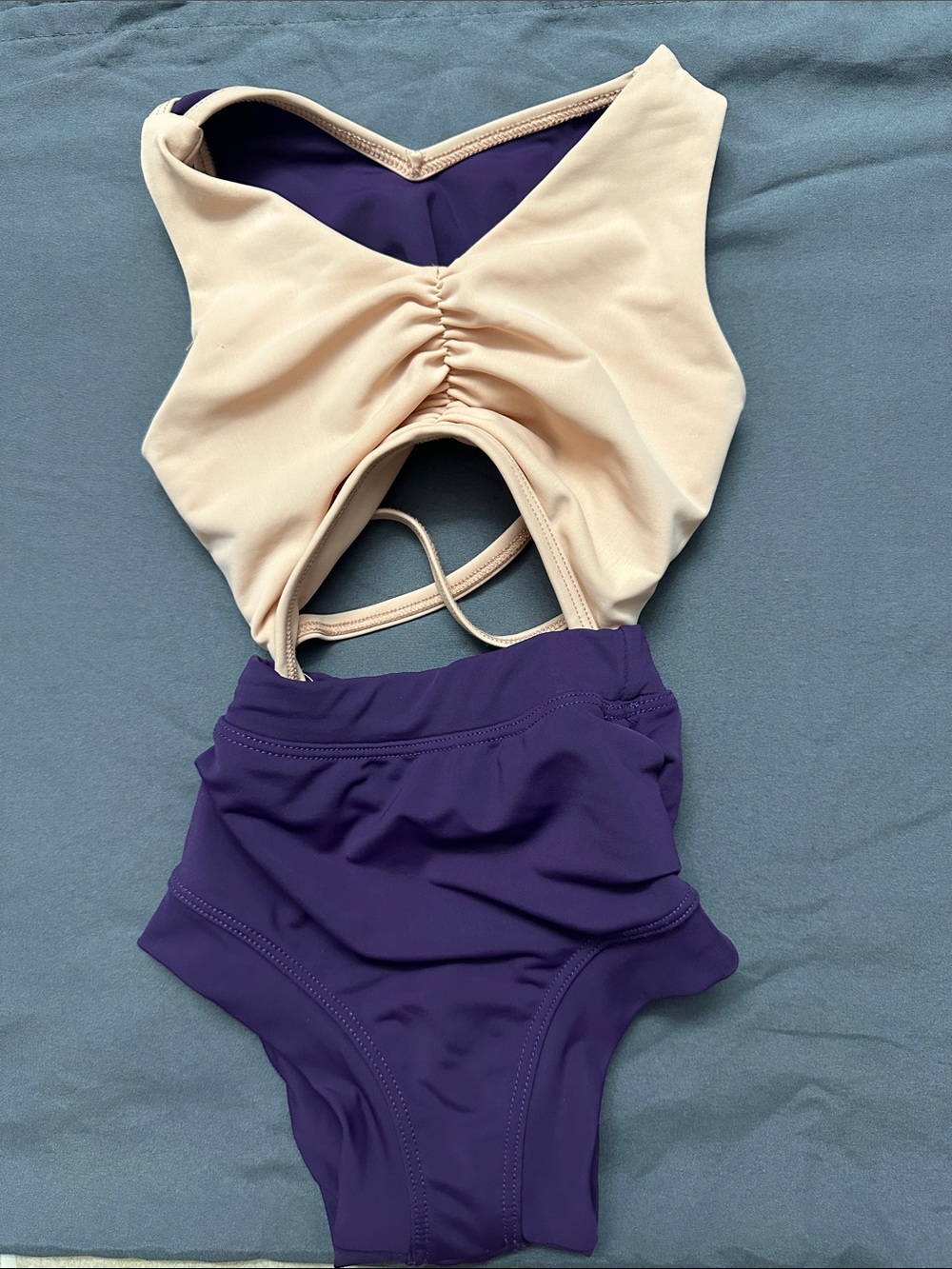 two tone little girl dance wear